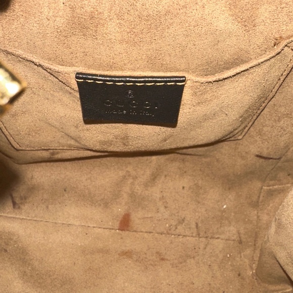 Gucci Padlock Backpack in GG Supreme canvas with leather trim main image 5
